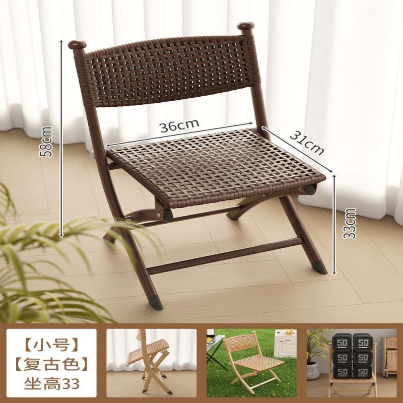 레트로 나무 트럼펫 + 더블 레이어 고품질 등나무 + 손으로 짠