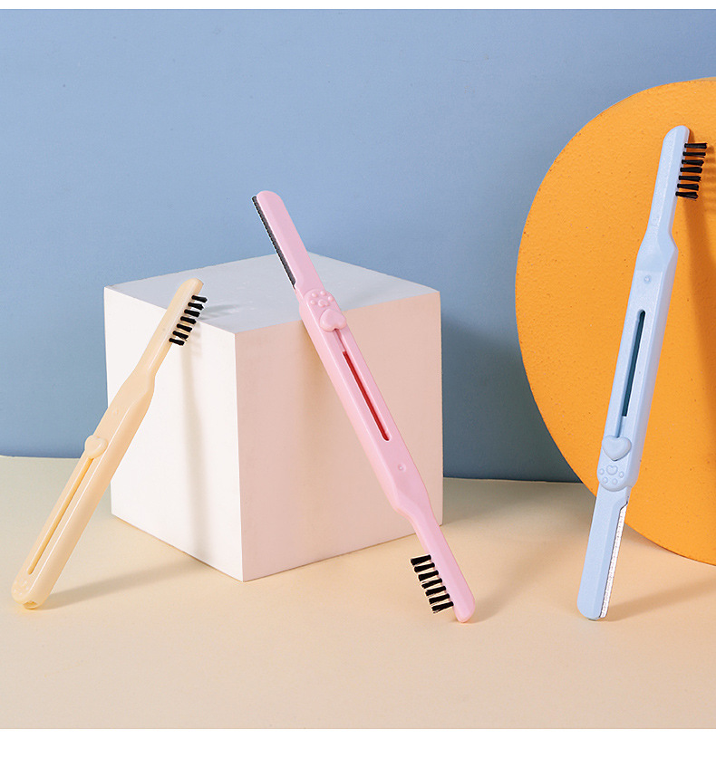 LMLTOP Dual-head 2-in-1 extendable dual-purpose eyebrow trimmer with eyebrow comb, wholesale carefully selected eyebrow trimmer undefined
