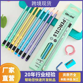 新款点点铅笔矫正握姿铅笔HB小学生考试2B儿童绘画批发跨开学季
