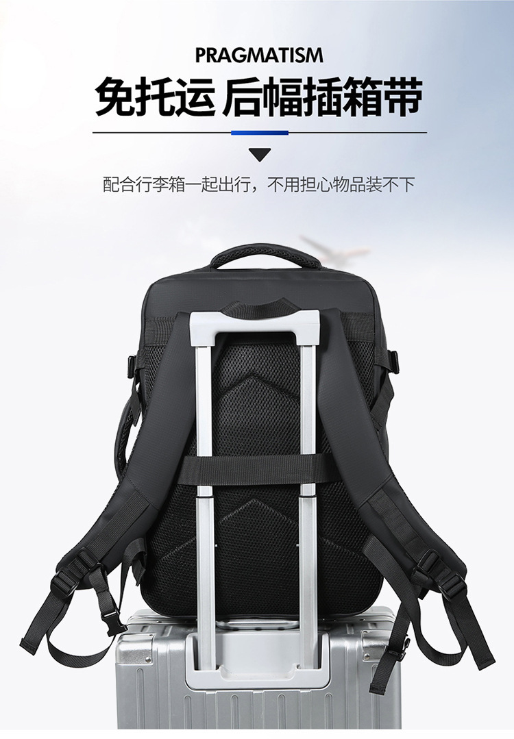 New cross-border Korean version men's backpacks, large-capacity, simple commuting computer bags for foreign trade, and school bags for junior and senior high school students undefined