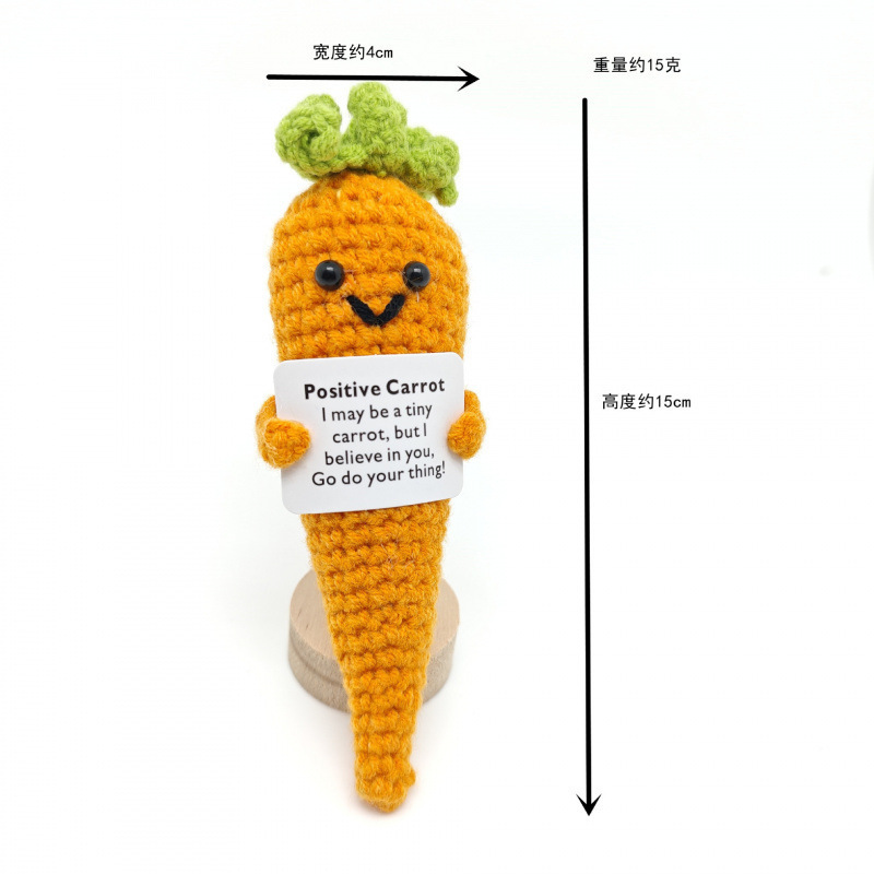 国境を越えた人気の野菜、果物、動物、ポジティブなエネルギー、手作りの毛糸編み物、装飾品、人形、カードセット|undefined
