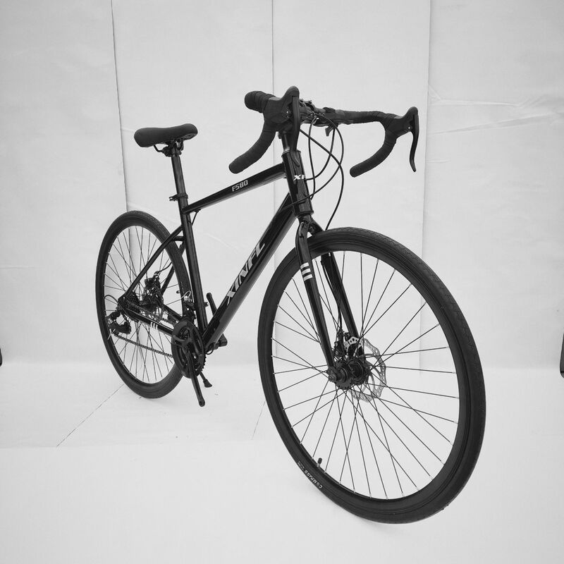 Road bike variable speed bike mountain bike men's and women's 700c bend road racing 24-speed mechanic disc brake