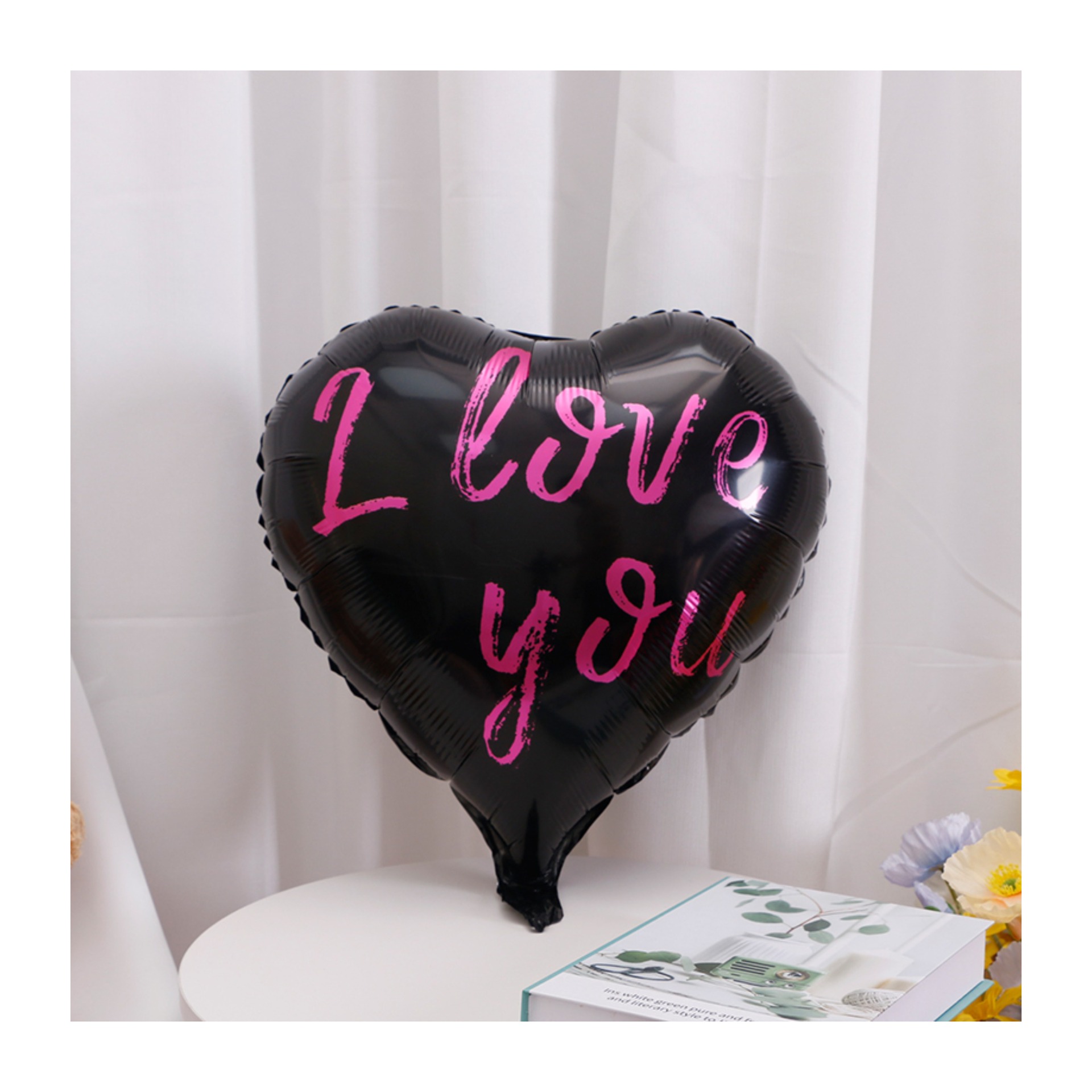 Palloncini in foil a forma di cuore per feste di compleanno_voghion.com
