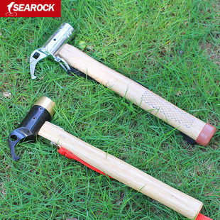 Camping Hammer for Tent Pegs, Outdoor Gear, Multifunctional Lightweight Tarp Peg Hammer
