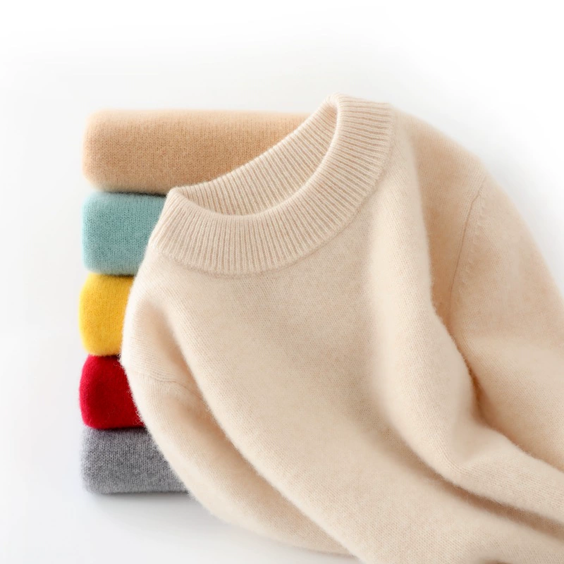 Отобранные детские чистые шерстяные свитера для мальчиков и девочек с толстыми пушками