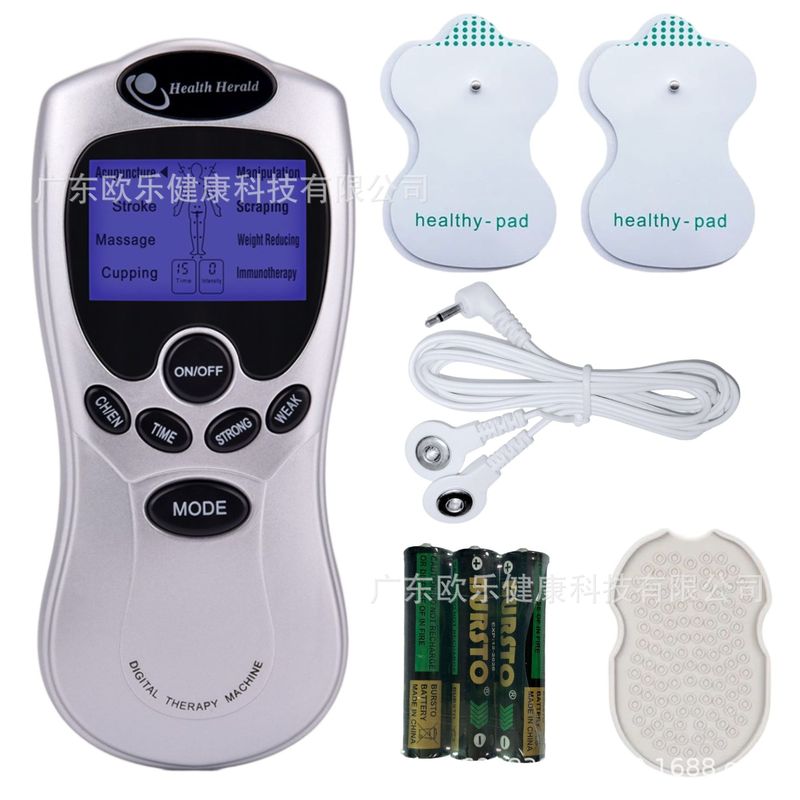 クロスボーダーデュアル出力 TENS 電気パルスマッサージャー EMS 刺激装置中低周波パルスマッサージ器具マッサージ|undefined