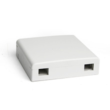 廠家供應86信息面板光纖面板2口桌面盒光纖桌面盒雙口終端信息盒