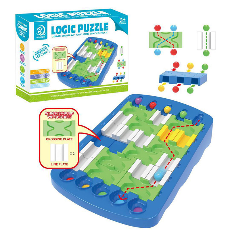 Popular Kidsren's Educational Logic Maze Walking Beads Tabletop Game Toy Puzzle Kindergarten Intellectual Thinking Training