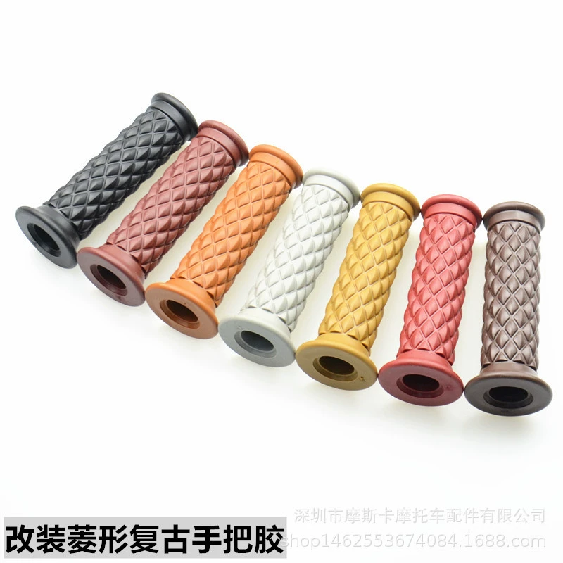 Ретро мотоцикл модифицированный руль клей аксессуары для мотоциклов крышка с алмазной ручкой мопед Ретро Ручка Дроссельной заслонки