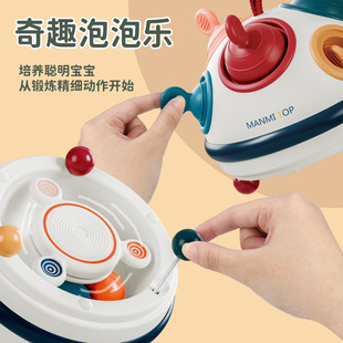 Cross-border Fun Bubble Lele Finger Pacifier Vortex Turn Lala Le Baby Decompression Soft Rubber Finger Ball Toy