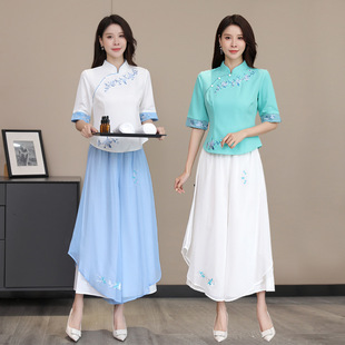 Autumn new hotel front desk elegant work clothes Health Center foot massage shop club reception welcome fashion suit women