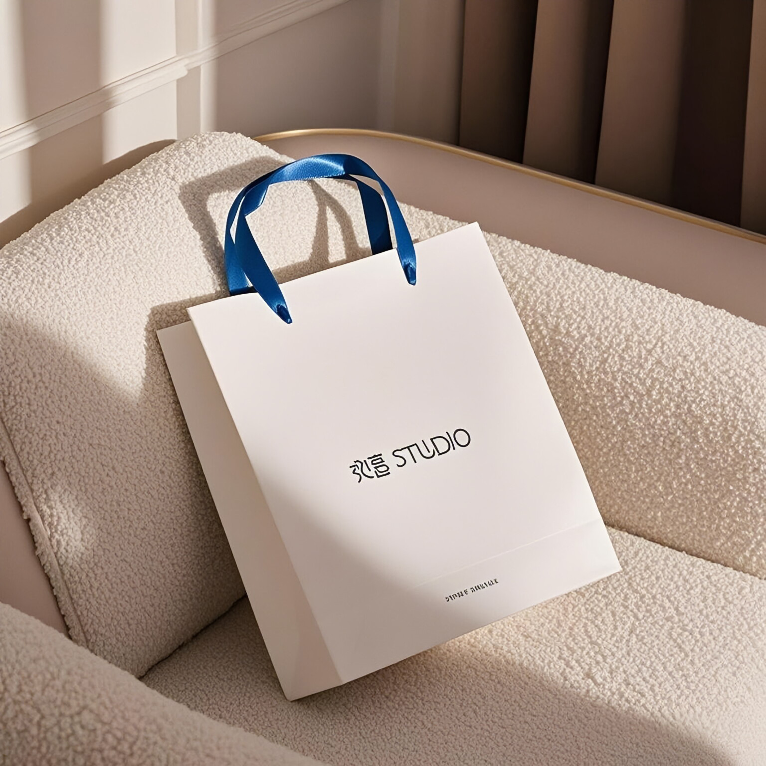 纸袋啶制手提袋礼品袋服装店礼品袋子轻奢高档规格呕吐可定零食