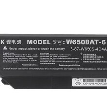 适用炫龙毁灭者DD DC Pro -G80S1N N650BAT W650BAT-6 笔记本电池