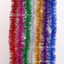 9CM4层加密毛条节日派对场地布置道具新款外贸装饰彩带厂家批发