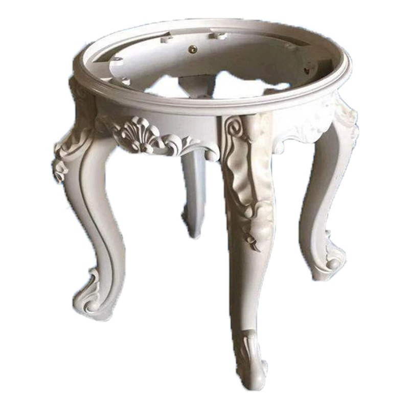 Европейский стиль туалетный табурет белый стерни оптом Изысканный резной обуви Пеленальный табурет белый пустой Juming мебель полуфабрикат табурет пустой
