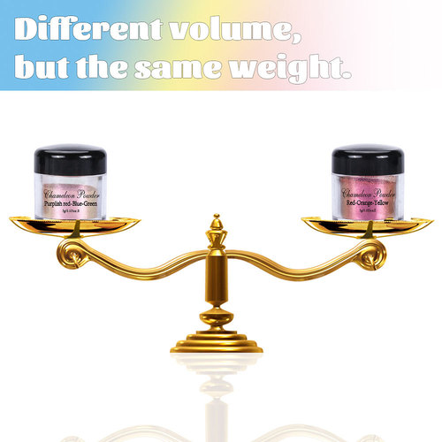 Amazon 10-color Chameleon Color Powder for Shoe Material Coating Ink Chameleon Powder with Variable Colors 3g