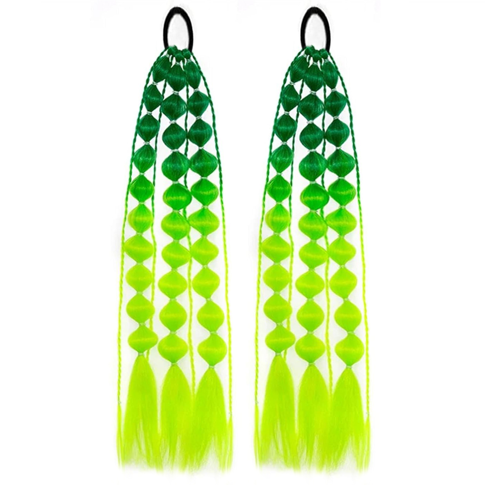 Yimai pelucita giratoria trenzada cola de caballo linterna burbuja teatro nuevo chino trenzada cola de caballo red trenzada