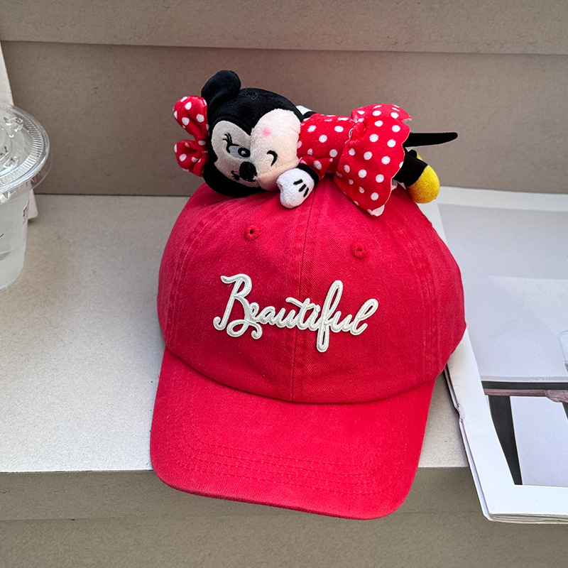 Diario mono molido Mickey Zoo paternidad gorra de lengua de pato vestido de dibujos animados para niños sombrero de béisbol sombrero de algodón suave para padres e hijos