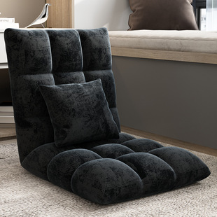 Official Website Bedroom Balcony Dormitory Small Sofa Bed Backrest Chair Single Folding Cute Floor Chair Solid Wood Other J^