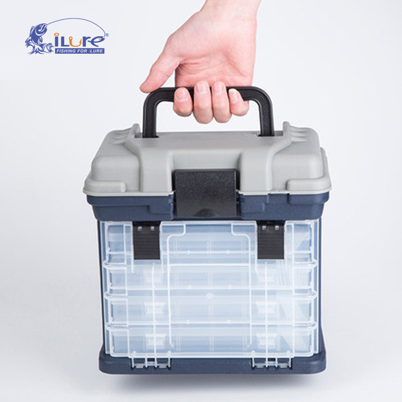 Multifunción portátil carretera sub-Caja caja de pesca cajón herramienta cebo caja de almacenamiento caja de pesca