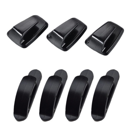 Cross-border e-commerce 3-pack sticky convenient hooks for cars, dual-purpose car garbage bag hooks for home and car