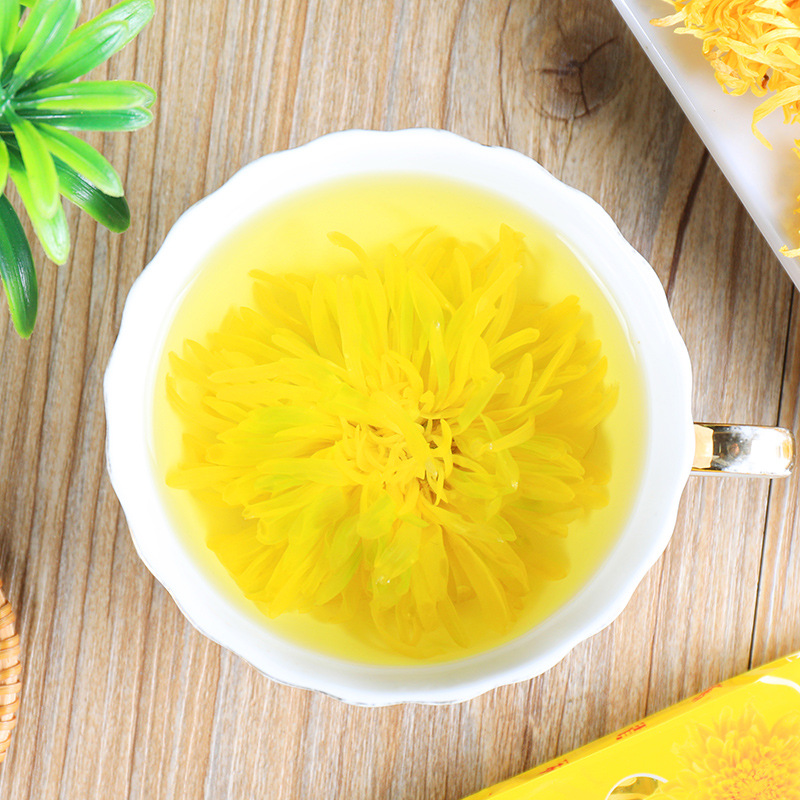 Golden Silk Imperial Chrysanthemum Tea (Chrysanthemum morifolium) — Wuyuan Huang Ju Flower Tea key features