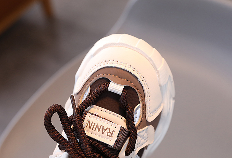 Robuste Leder Sneaker Für Kinder Mit Rutschfester Laufsohle_voghion.com