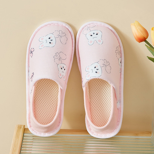 新款月子鞋夏季薄款透气厚底外穿吸汗地板居家孕妇产妇软底防滑拖