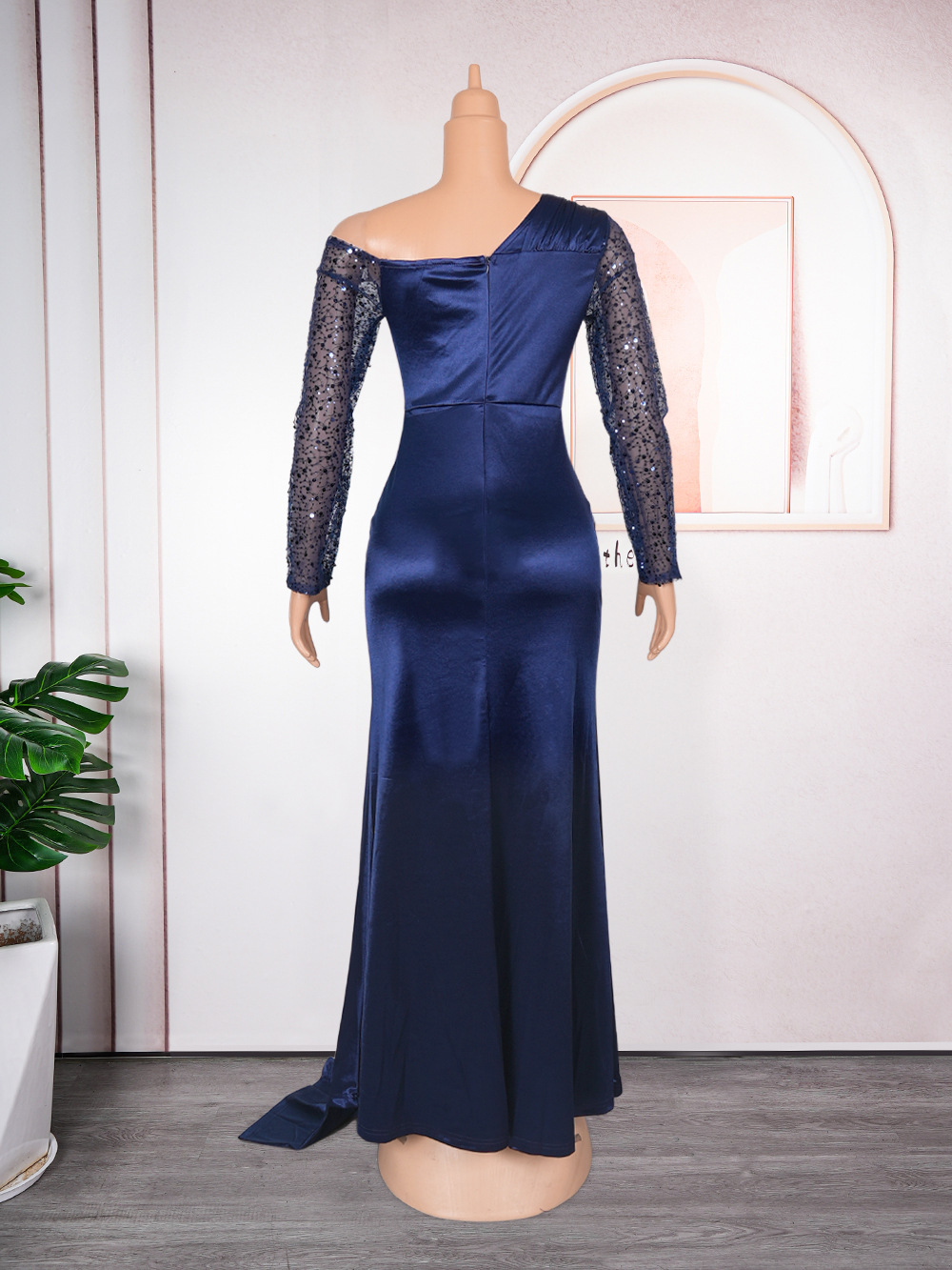 Elegant aftonklänning för kvinnor till brudtärnor och fester_voghion.com