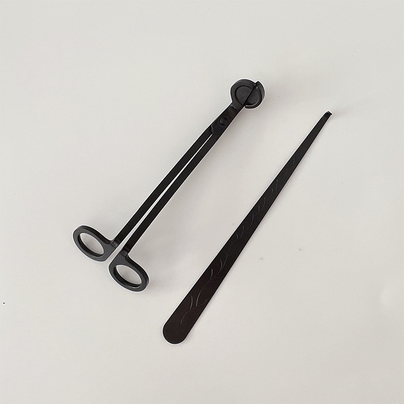 Conjunto de herramientas para velas de aromaterapia - Diseño moderno simple, incluye cortador de vela de acero inoxidable, extintor de vela y encendedor, venta al por mayor