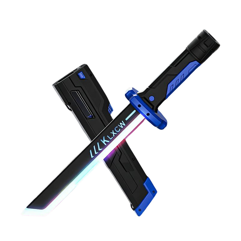 Star Spark Lightsaber corto inducción flame-spitting fluido doble espada para niños regalos cool juguetes cyberpunk