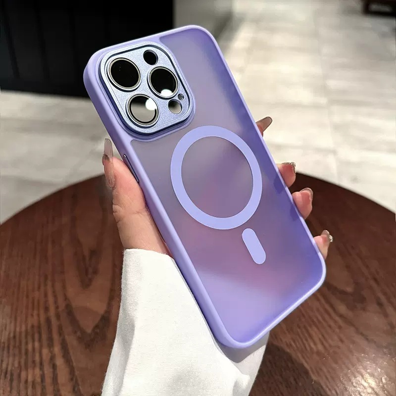 iphone16E スキンフィールつや消し磁気電話ケース Apple 17PROMAX アクリルオールインクルーシブチタン i15 ハードケースに適しています|undefined