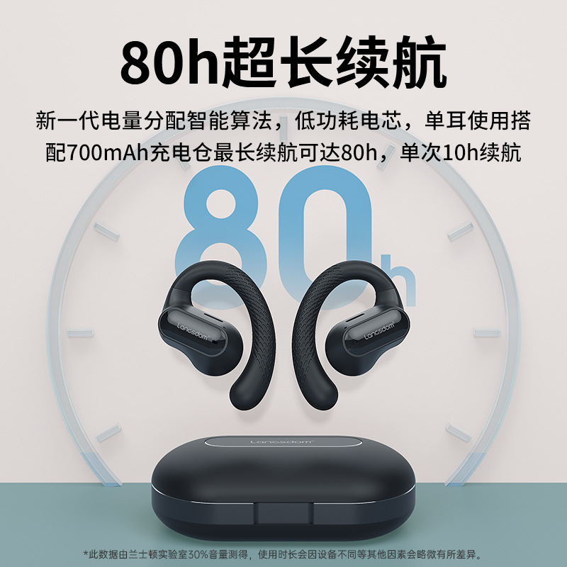 Lanston TS05 auriculares bluetooth tipo auriculares concepto de conducción ósea abierto sin llamadas de ruido reducción deportiva correr