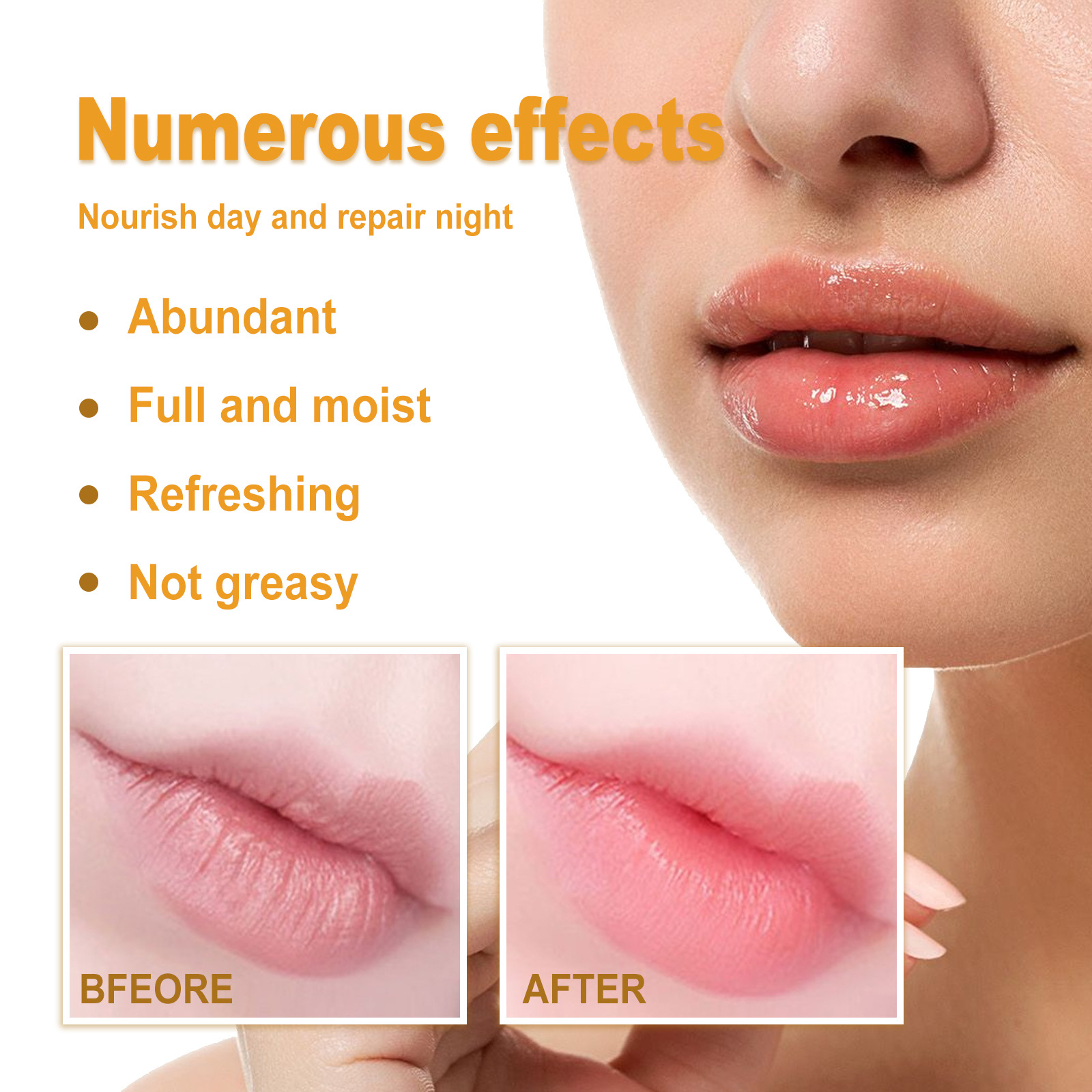 Rossetto South Moon Honey VE Idratante, riparatore, primerizzante, anti-screpolature e sbiadimento delle linee delle labbra_voghion.com