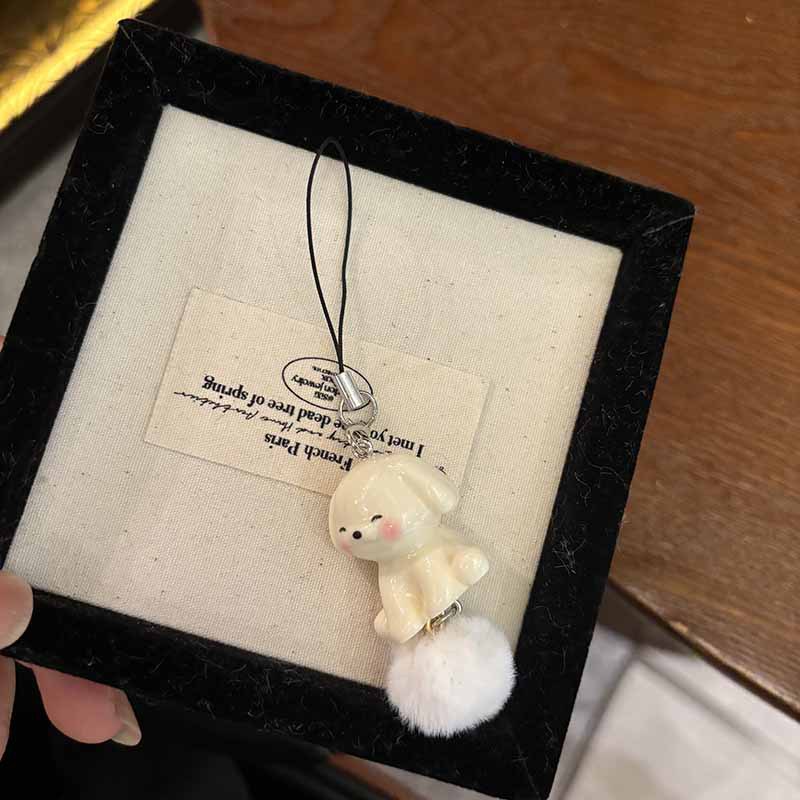 입체적인 작은 우유개 [웃는 개]