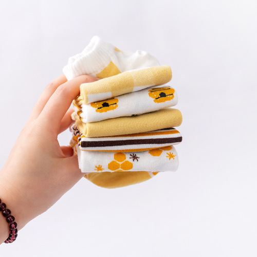 Korean Dongdaemun trendy socks for women cartoon boat socks little bee deer ins socks physical supermarket supply batch