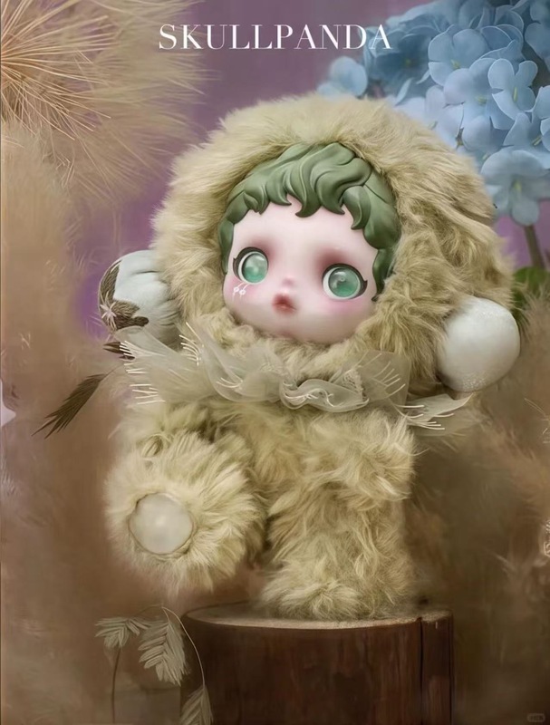 POPMART泡泡玛特 SKULLPANDA冬日系列毛绒公仔挂件盲盒手办女生|undefined