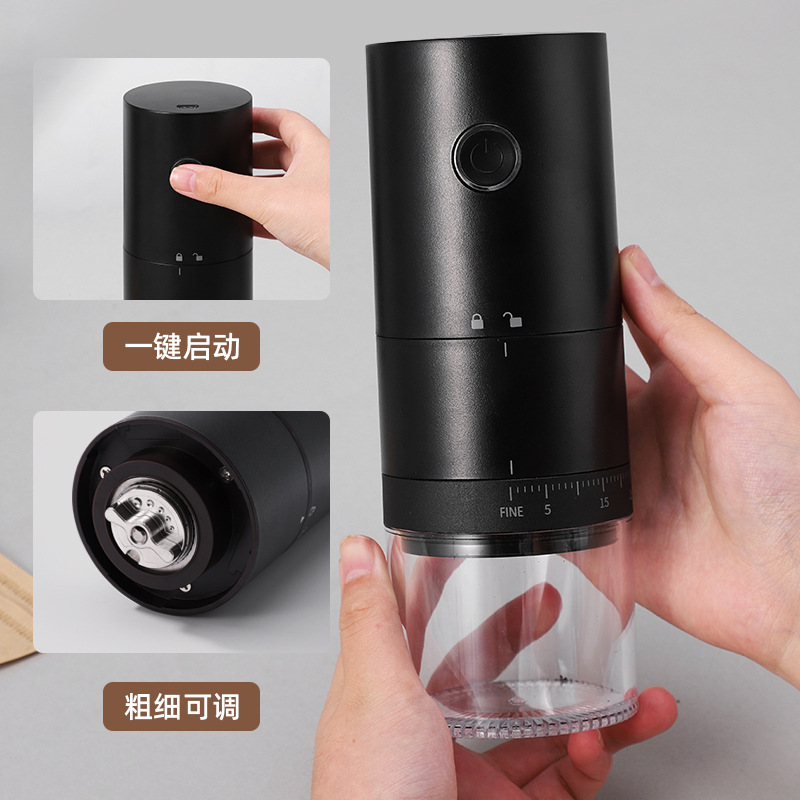 Juego de café hecho a mano, caja de regalo, máquina de café pequeña de manivela, molinillo de granos de café para el hogar, utensilios de café de regalo