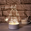 Industrial creative night light, lantern for bed, acrylic LED table lamp, wholesale, 3D, Birthday gift