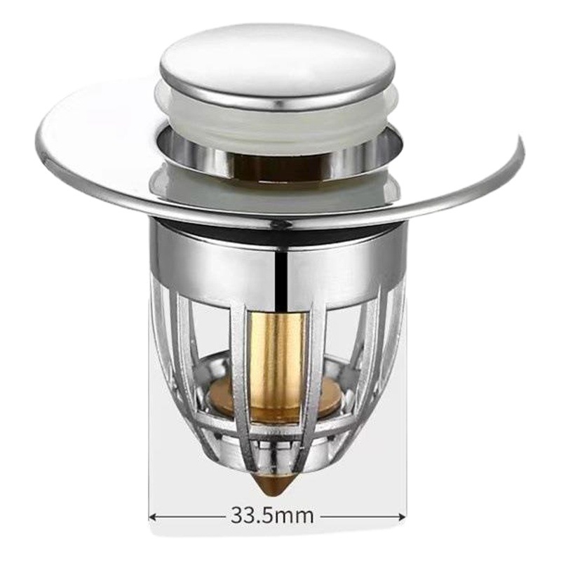 Bounce escurridor núcleo de rebote lavabo tapón con fugas escurridor prensa filtro cesta Accesorios