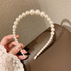 Retro universal headband from pearl, hairpins, hair accessory, simple and elegant design, South Korea