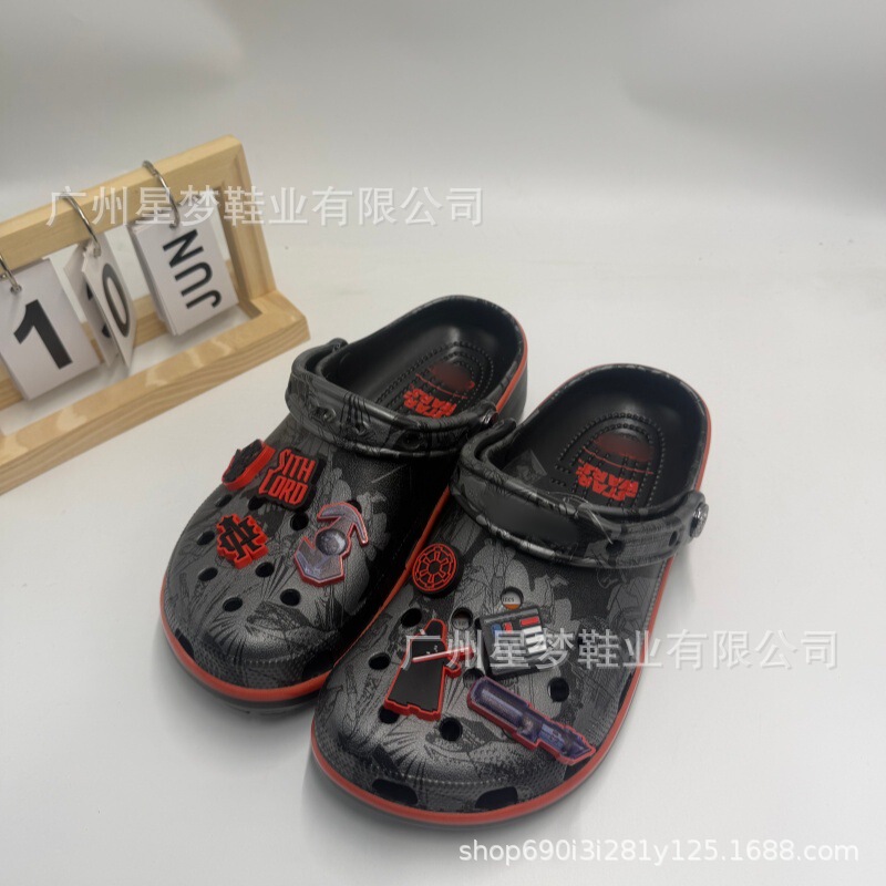 26 Star Wars Second Generation Adult Clog Shoes Eva with Shoe Charms Sandals Slippers Star Wars Ip Licensed