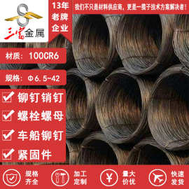 现货供应宝钢盘圆100CR6冷镦线材 圆钢 圆棒可球化退火拉丝加工