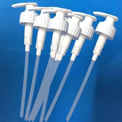Press Pump 38 Teeth 410 Teeth Laundry Detergent Dishwashing Liquid Pump Head 1L Universal Pp Plastic Press-Type Lotion Pump Head