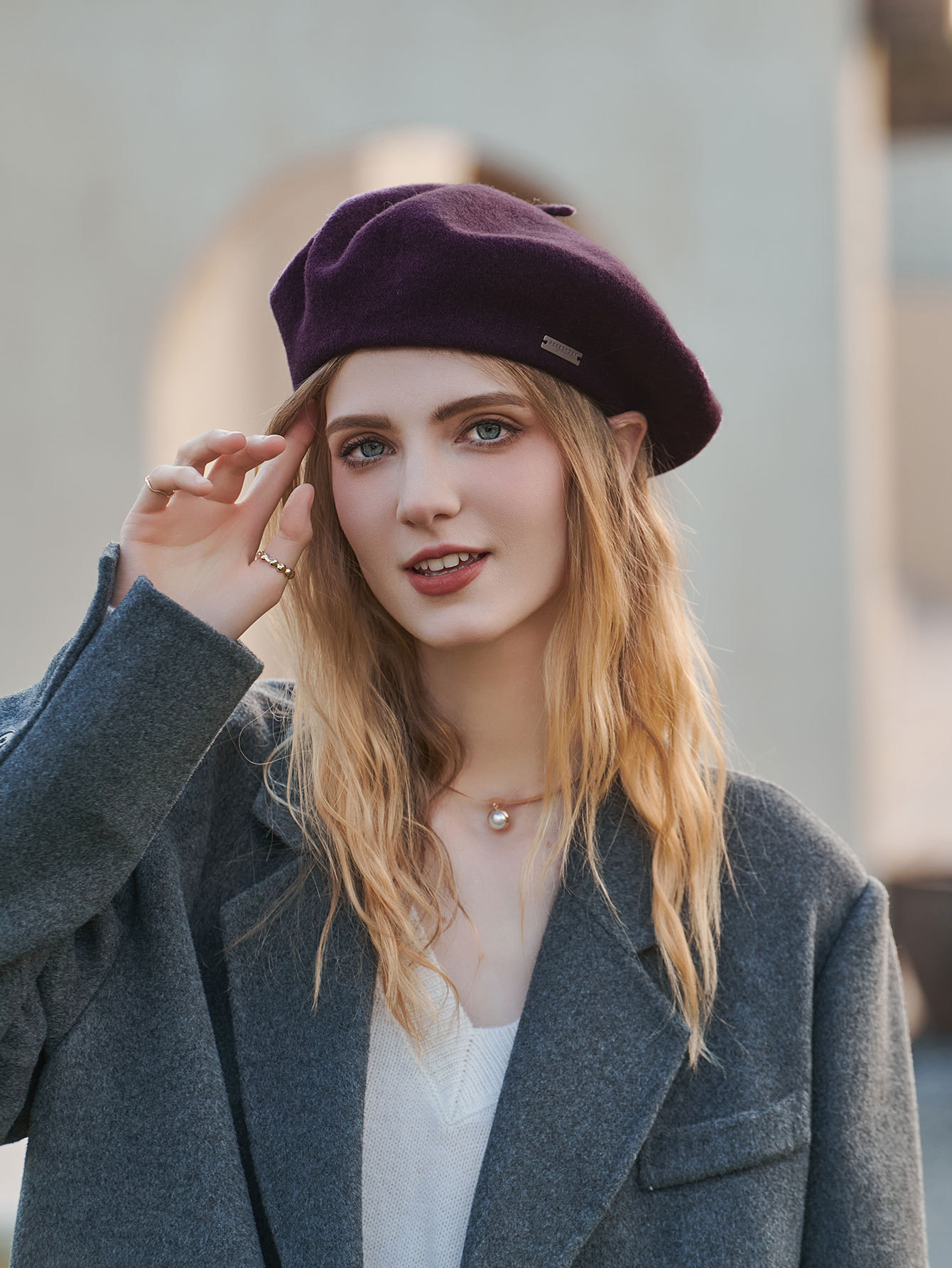 Unisex Beret lady retro quality wool octagon hat Instagram influencer every artist hat trend_voghion.com