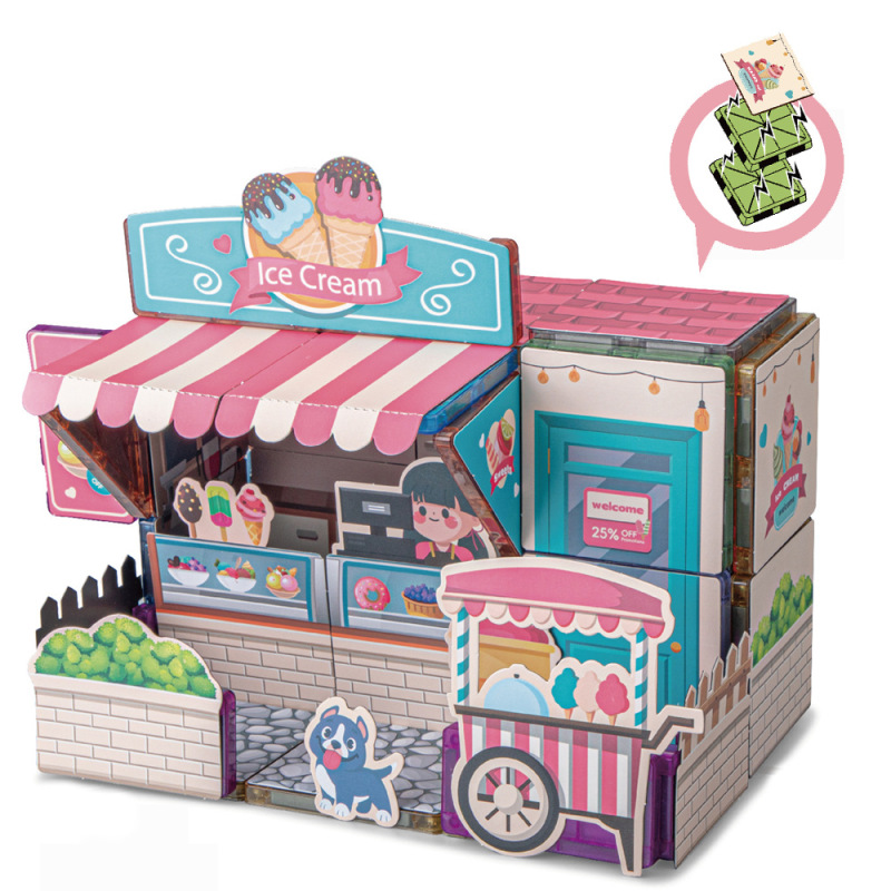子供の DIY デザートハウス建物モデル組み立て教育玩具男の子と女の子のための 4-9 歳のギフト 3D 立体パズル|undefined
