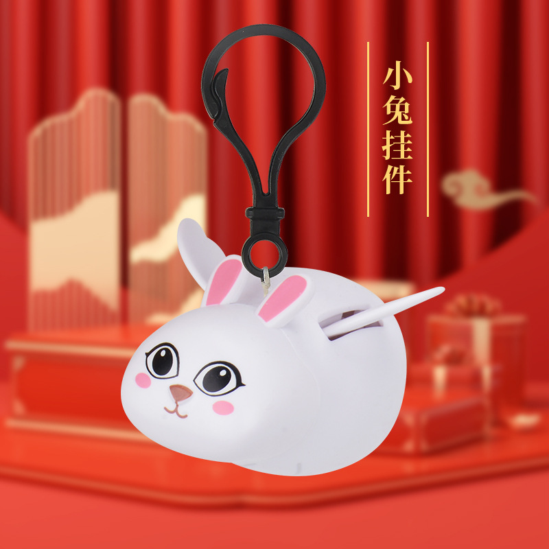 Ji Super lindo llavero lindo cerdo cordón colgante volador Tiktok futuro de Venta caliente como brocado conejo Año Grande