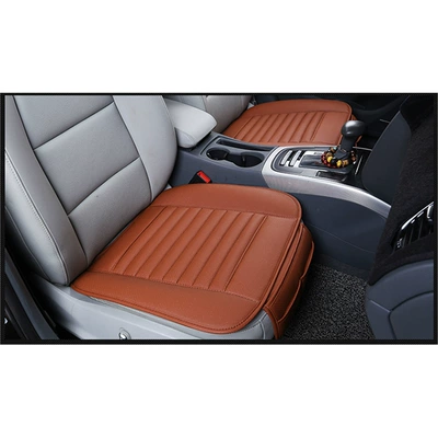 Seat Cushion No Backrest Car – Seat cushion, seat cover - upgraded-front-row-leaflet-orange-standard