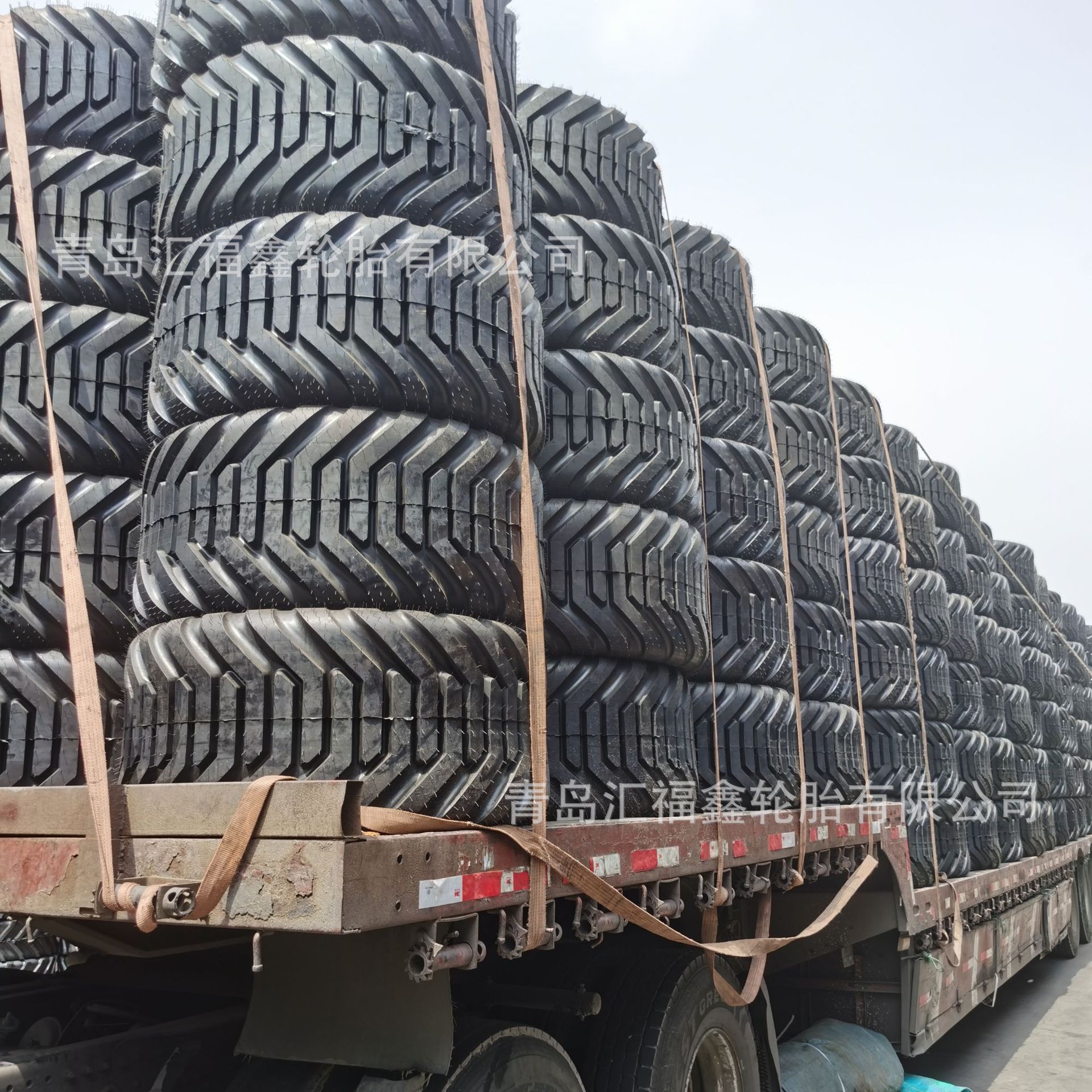 供应皮带式大圆捆机轮胎500/45-22.5 可配套钢圈 宽基农用真空胎