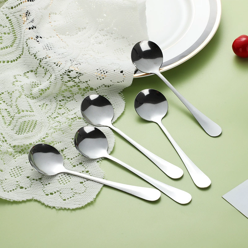Новая ложка из нержавеющей стали ложка домашняя Питьевая ложка арбуз столовая Ресторан еда ложка посуда